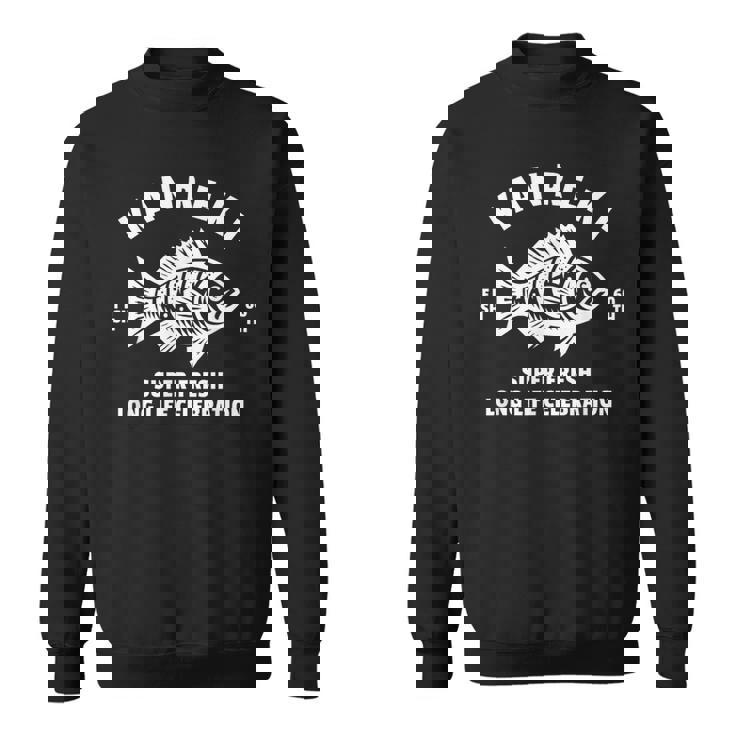 還暦祝い 魚釣りが趣味の60歳に贈る特別なお祝い 長寿・安全・大漁祈願 かっこいい スウェットシャツ