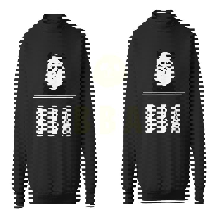 面白い 「Bba」おもしろギャグ-ジョーク 漢字 ばばあ 文字入り スウェットシャツ