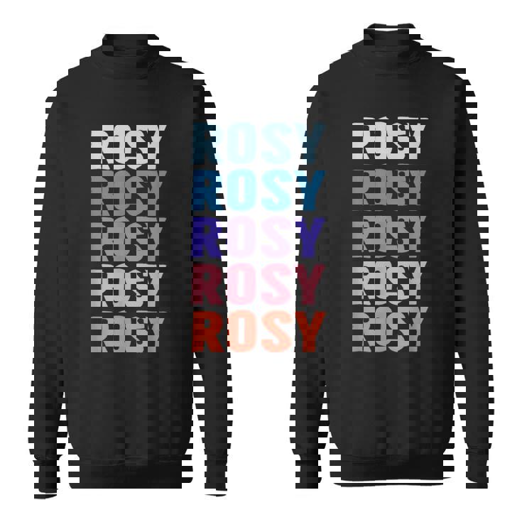 面白いギフト名 Rosy パーソナライズ 名前 スウェットシャツ