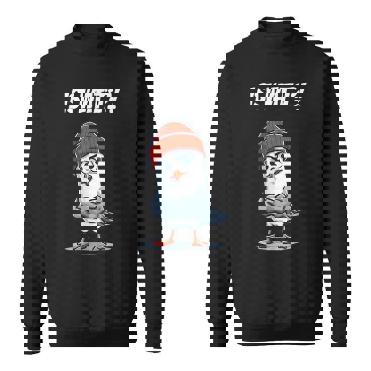 面白い北海のカモメはワット低ドイツ語オストフリースラントと言っています。 スウェットシャツ