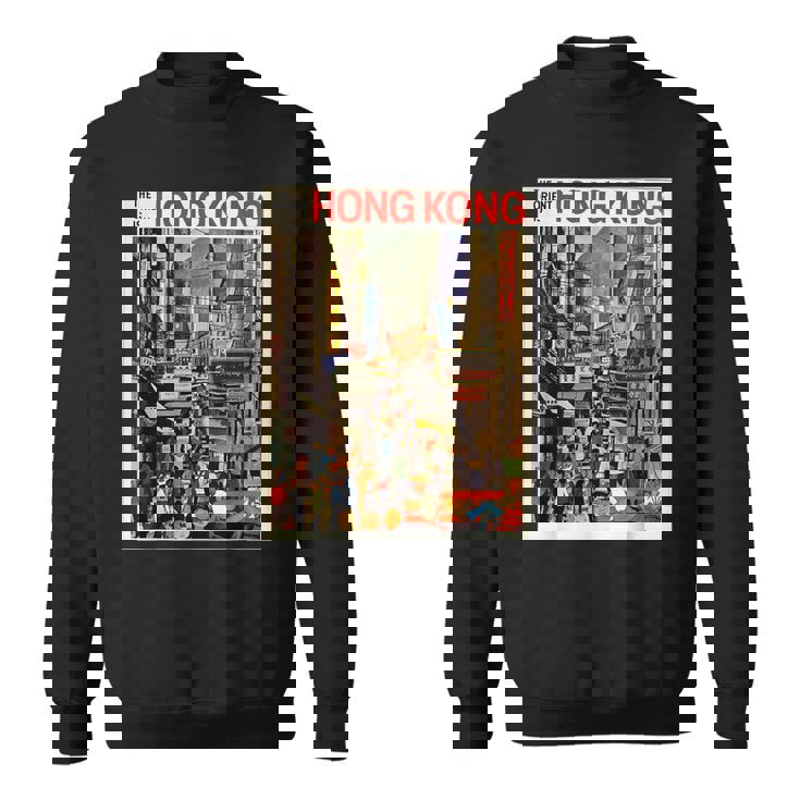 香港のお土産ポスター香港 スウェットシャツ