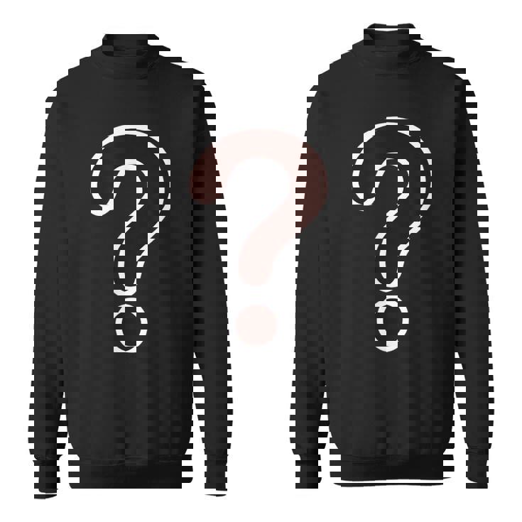 ？ はてなマーク クエスチョン マーク（疑問 謎 不思議）【変なデザイン屋さん】文字 面白い スウェットシャツ