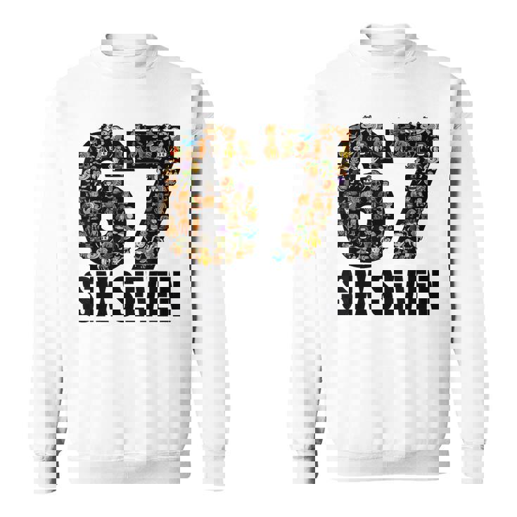 67 シックスセブン イタリアンブレインロットジェネレーションアルファスラングミーム スウェットシャツ