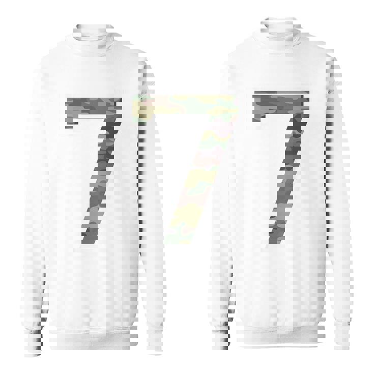 7 ジャージ ユニフォーム バーシティ スポーツ 迷彩 カモフラージュ 7Th スウェットシャツ