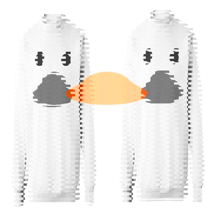Easter Rubber Duck Face Halloween Costume Duckling Sweatshirt Unisex