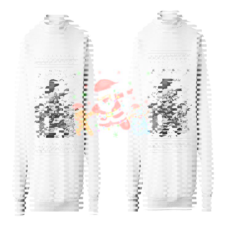 Dabbinganta Christmas おかしいdabサンタクロースクリスマス スウェットシャツ