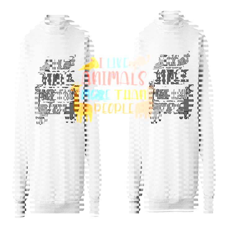 Me Gustan Los Animales Más Que Las Personas Que Amo A Los Amantes Del Bienestar Animal Camisa de entrenamiento