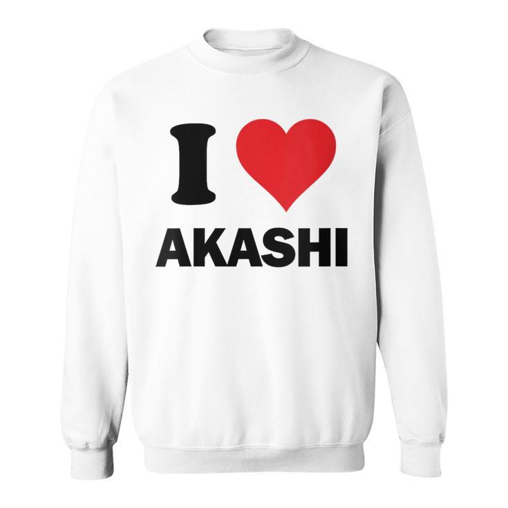 I Heart Akashi Japan Loveouvenir Japonais Sweater e