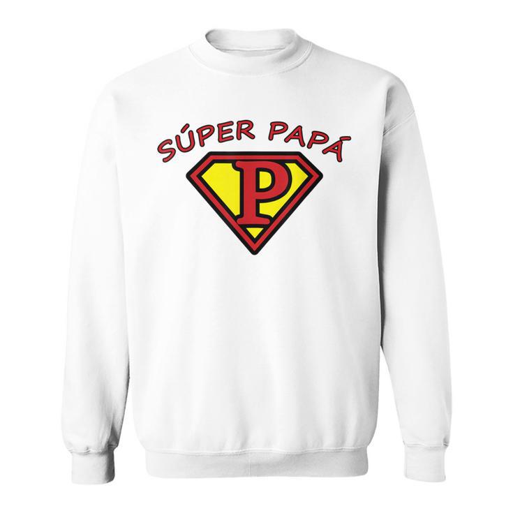 Hommeuper Papauper Heroe Playera Cadeau Pour Papa Sweater e
