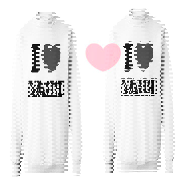 I Love Yamaguchi 山口大好き スウェットシャツ