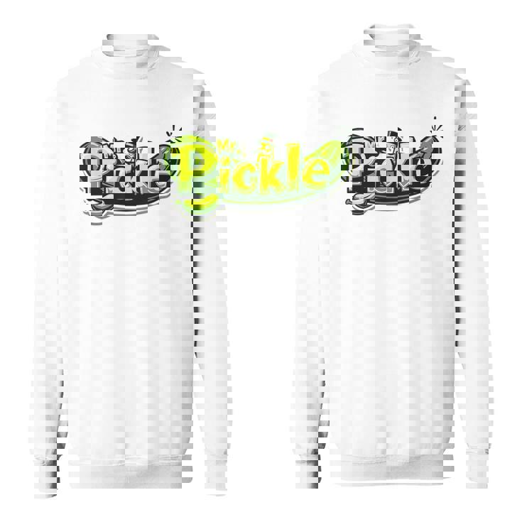 Mr Pickle ピクルス 風変わりで楽しいグラフィックピクルス スウェットシャツ