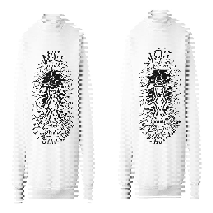 Nicole 名義 魔女 おもしろいことわざ ハロウィン スウェットシャツ