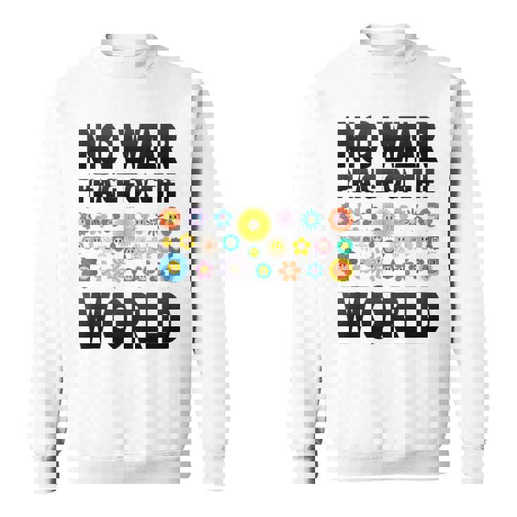 No Guerra Paz Antiguerra No Guerra In Mangas Camisa de entrenamiento