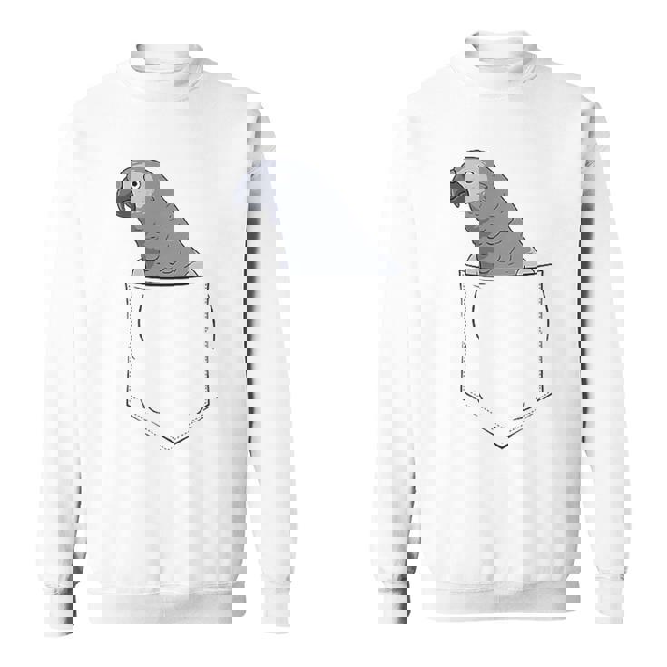 Oiseau Gris Du Gabon Dans Leac Sweater e