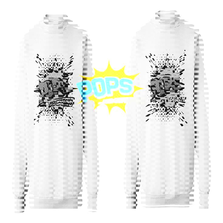 Pops &Uperhero Frescotile Fumetto Festa Del Papà Felpa