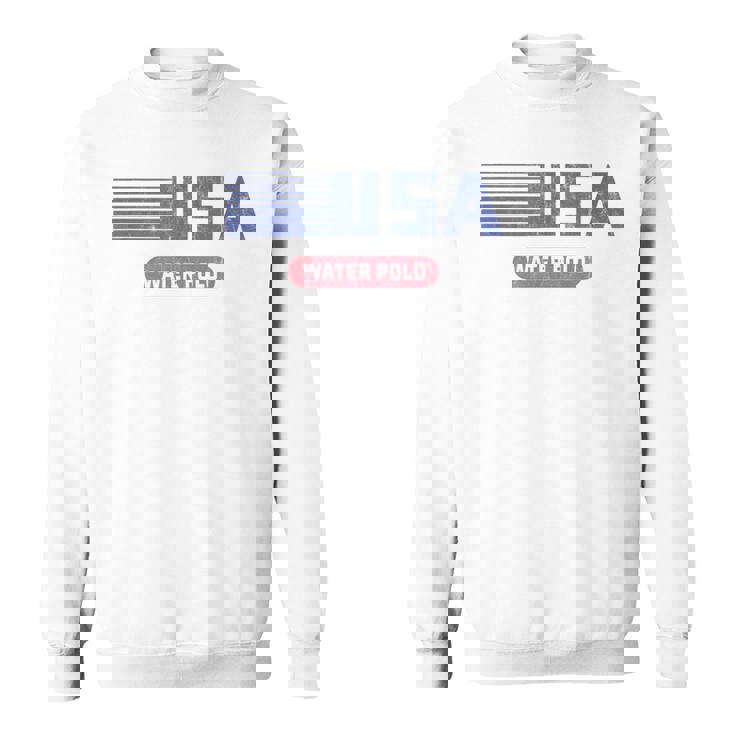 Retro USA 2020 Team American Water Polo Vintage Sweatshirt Unisex