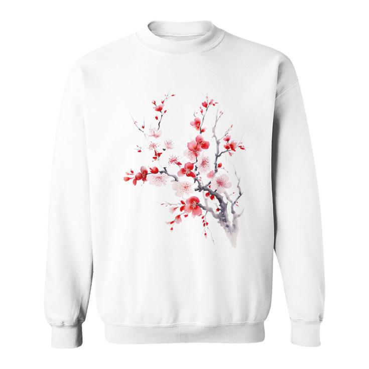 Roseakura Arbre Jolie Fleur Fleur De Cerisier Japonais Sweater e