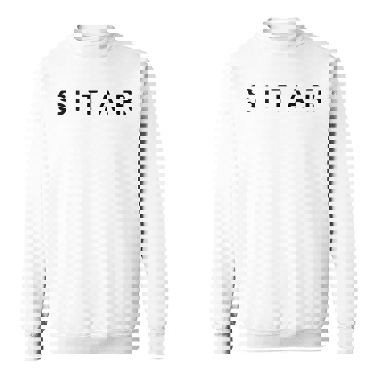 Sitar Players Contemporary Font Sitarists Modern Font Tank Top Sweatshirt Unisex