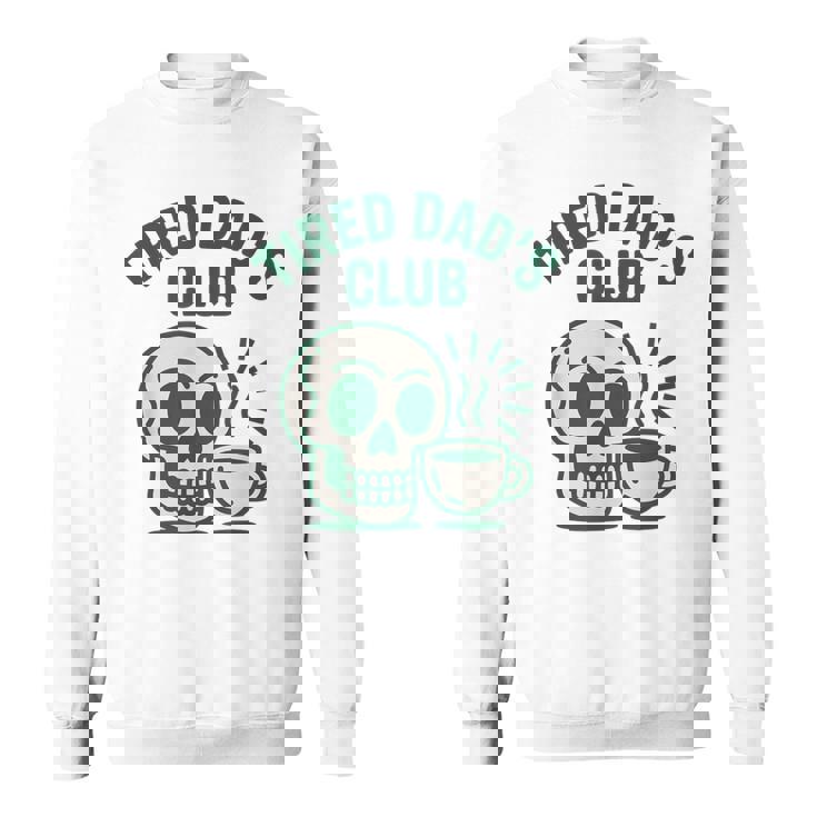 Tired Dads Club Divertente Papà Festa Del Papà Felpa