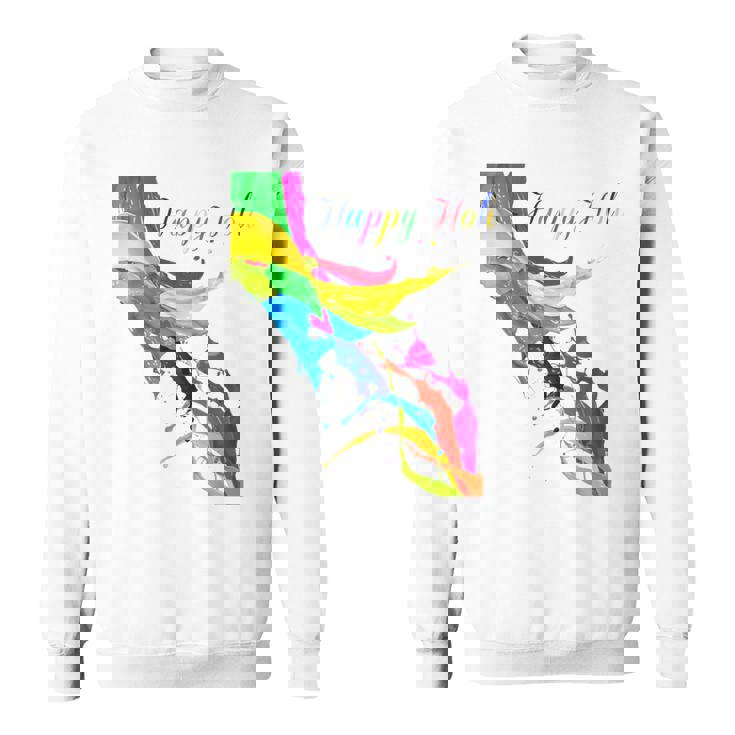 Vibrant And Colorful Holi スウェットシャツ