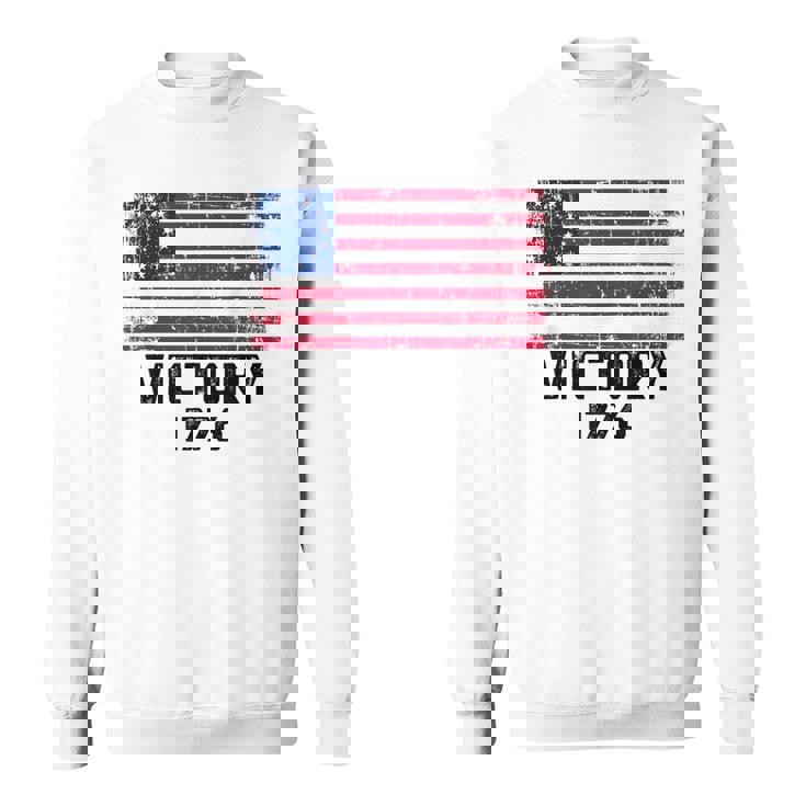 Victory 1776 愛国的 ベッツィー・ロス アメリカ国旗 星13個 スウェットシャツ