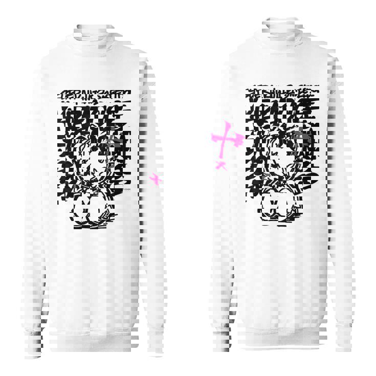 【クレイジー・オリー】Super Kawaii Zombie Idol 白 スウェットシャツ