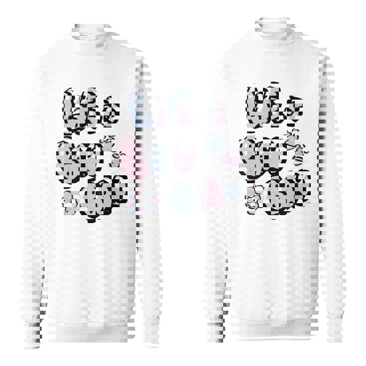 【フワモコ】Life Is Bau Bau スウェットシャツ