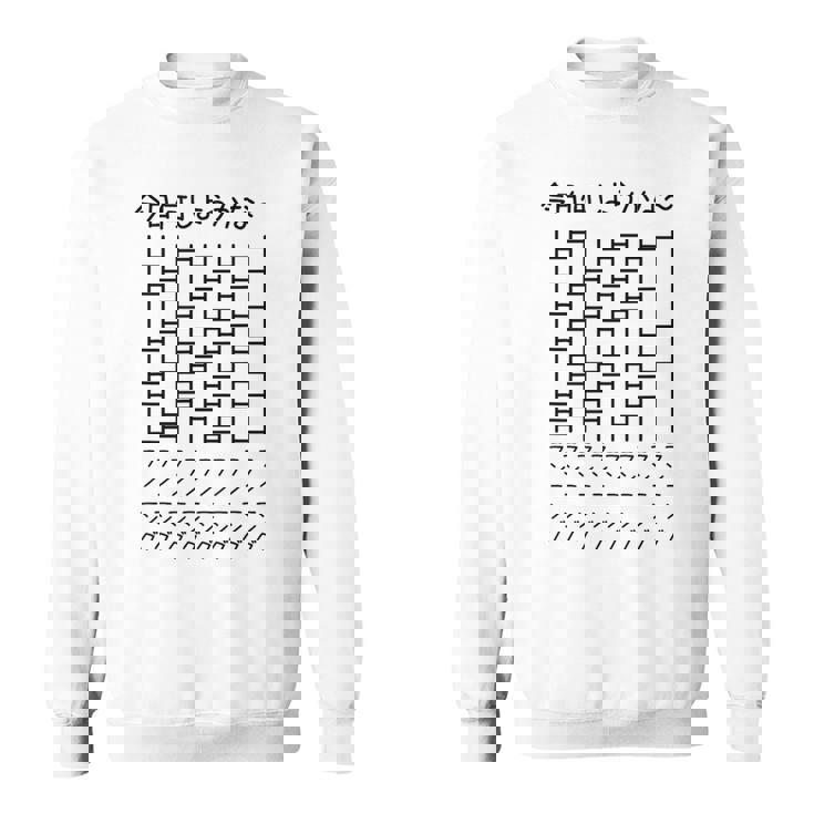 【今日何しようかな ランニング】あみだくじ マラソン 遊び心 おもしろ 面白い ユーモア ギャグ ネタ ウケ狙い 笑える スウェットシャツ