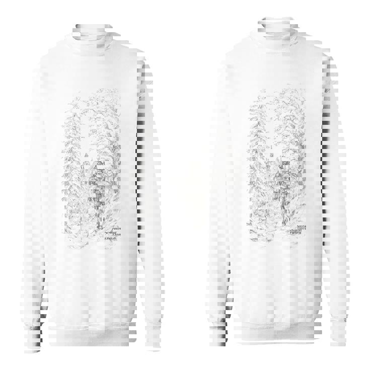 【公式】『オクトパストラベラー0』キービジュアル ラインアート スウェットシャツ