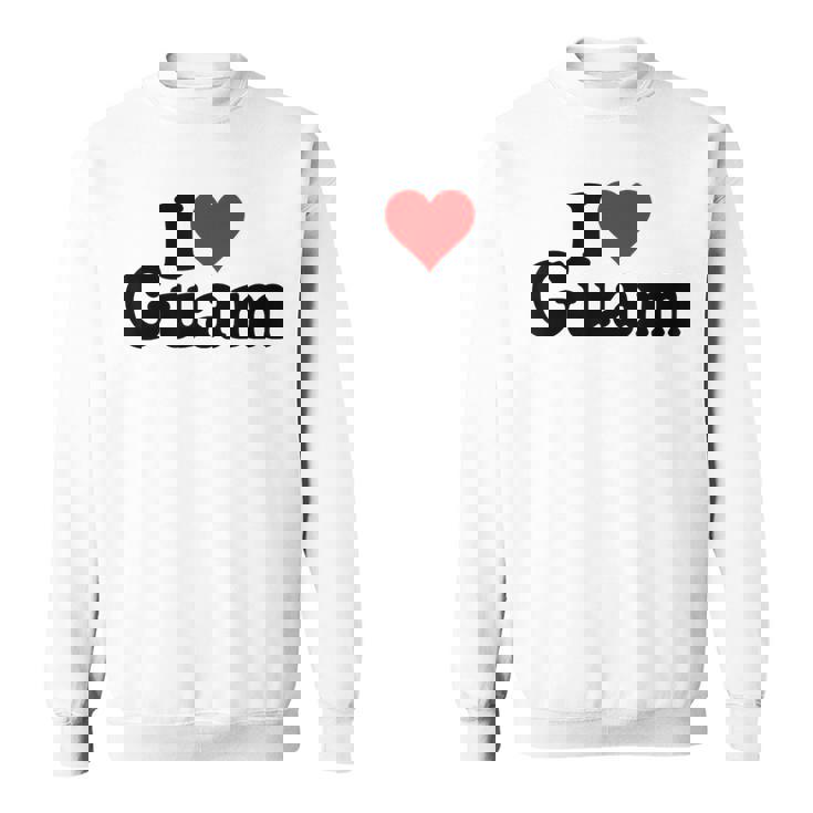 アイラブハートグアムグアマニアンプライド スウェットシャツ