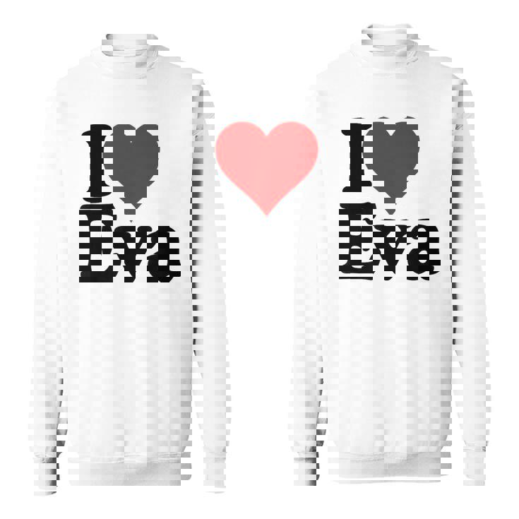 アイ・ラブ・ハート・エヴァ スウェットシャツ