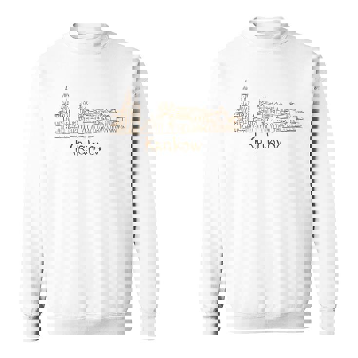 クラクフ ポーランド 旅行 お土産 パノラマ シティ ランドマーク ギフト スウェットシャツ