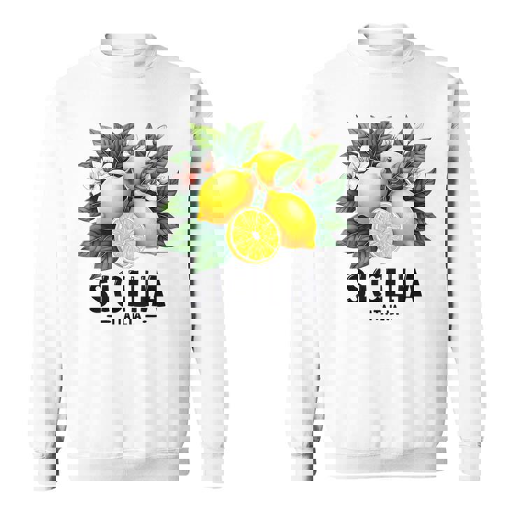 シチリア イタリア シチリア イタリア フレッシュ イタリアン レモン シチリア スウェットシャツ