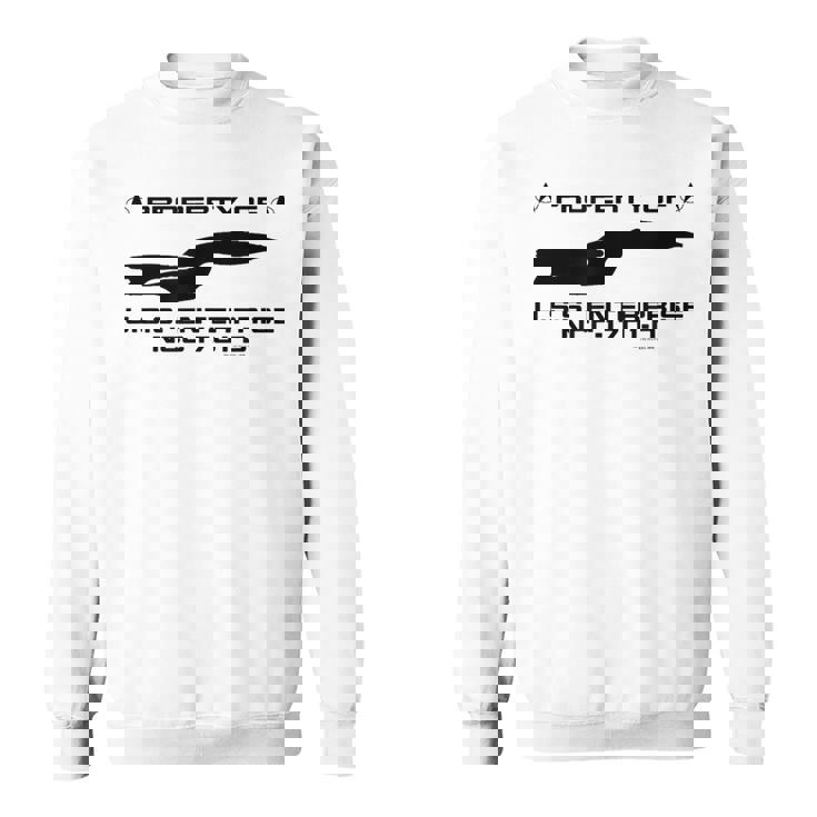 スタートレック 次世代uSSエンタープライズプロファイル スウェットシャツ