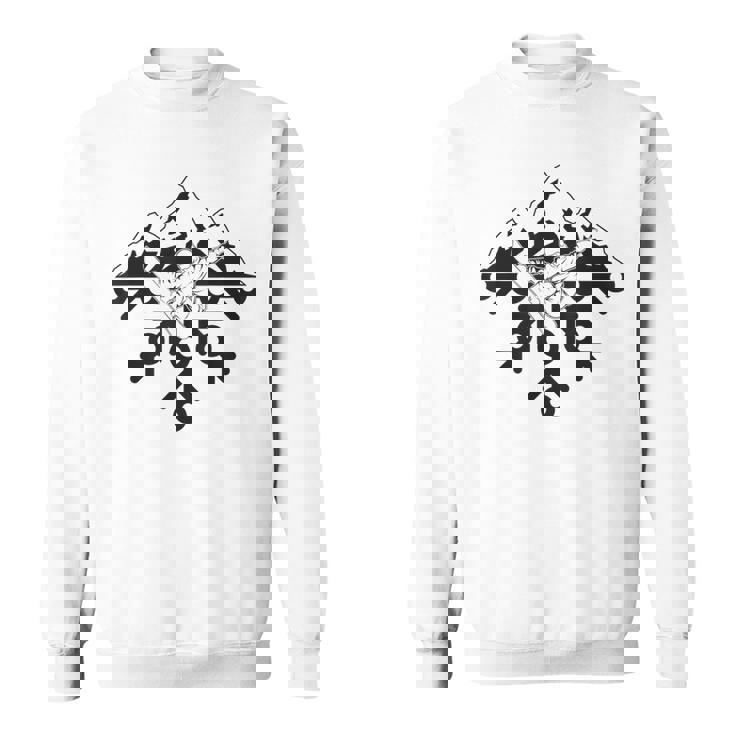 スノーボード スノボ スノーフレーク スウェットシャツ