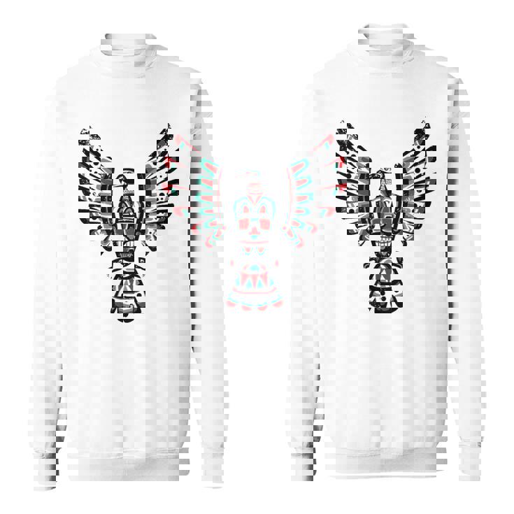 ネイティブアメリカン ファルコン 占星術 星座 インディアン スウェットシャツ