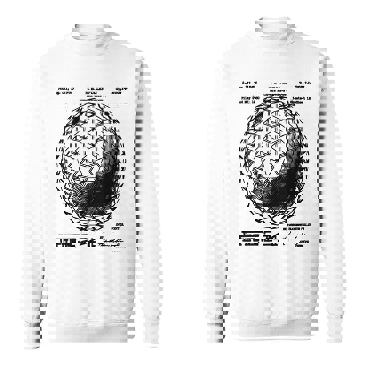 バックミンスター フラー 測地線 特許 科学 工学 数学 スウェットシャツ