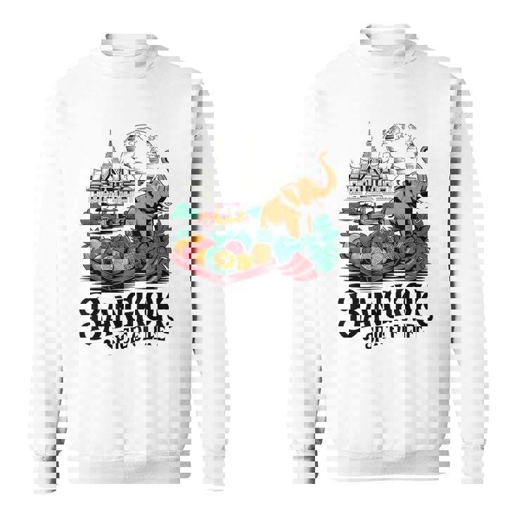 バンコク タイ 象 寺 果物 お土産 スウェットシャツ