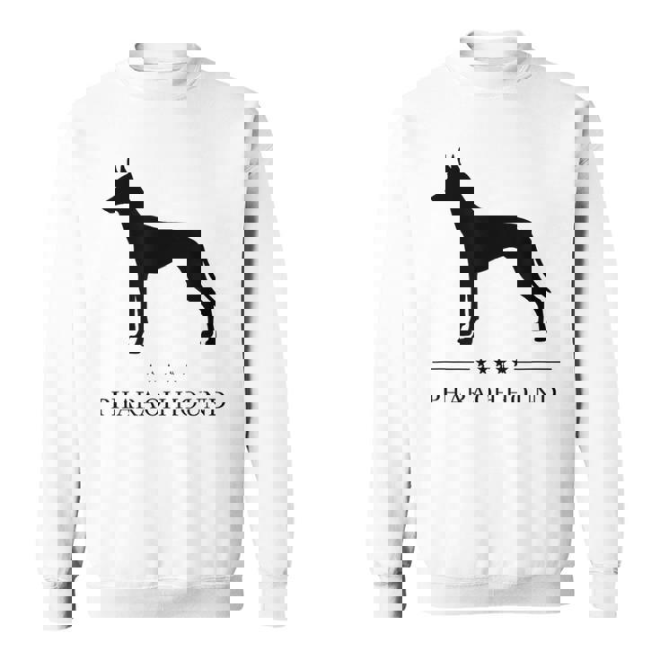 ファラオハウンド ブラック シルエット スウェットシャツ