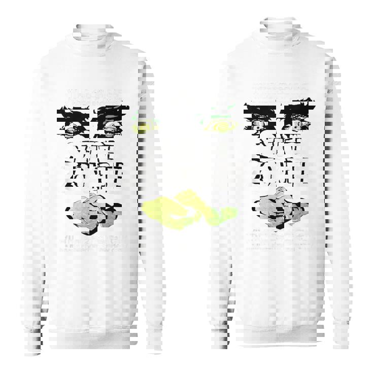 ホワイトゾンビ映画ポスター スウェットシャツ