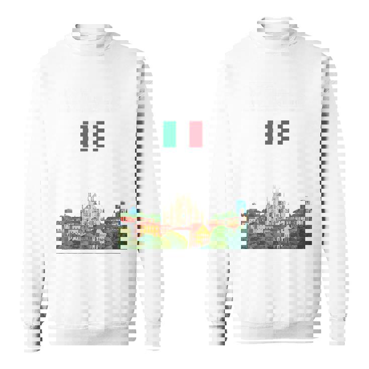 ミラノ お土産 イタリア 旅行 ミラノ バケーション イタリア国旗 スウェットシャツ