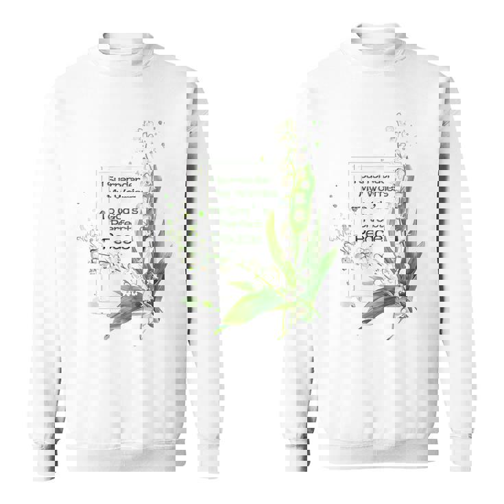 水彩 スズラン キリスト教の祈り スウェットシャツ