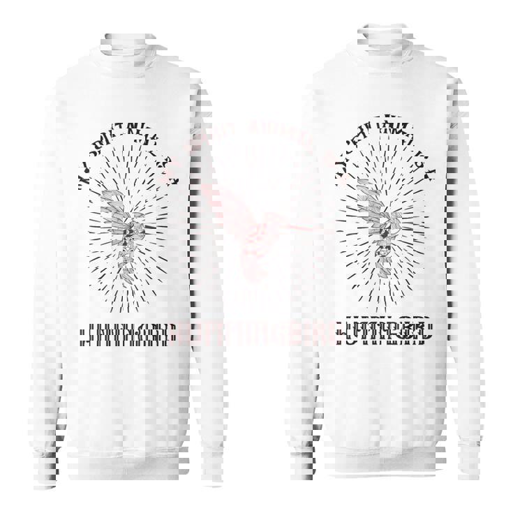 私のスピリットアニマルはハミングバード スウェットシャツ