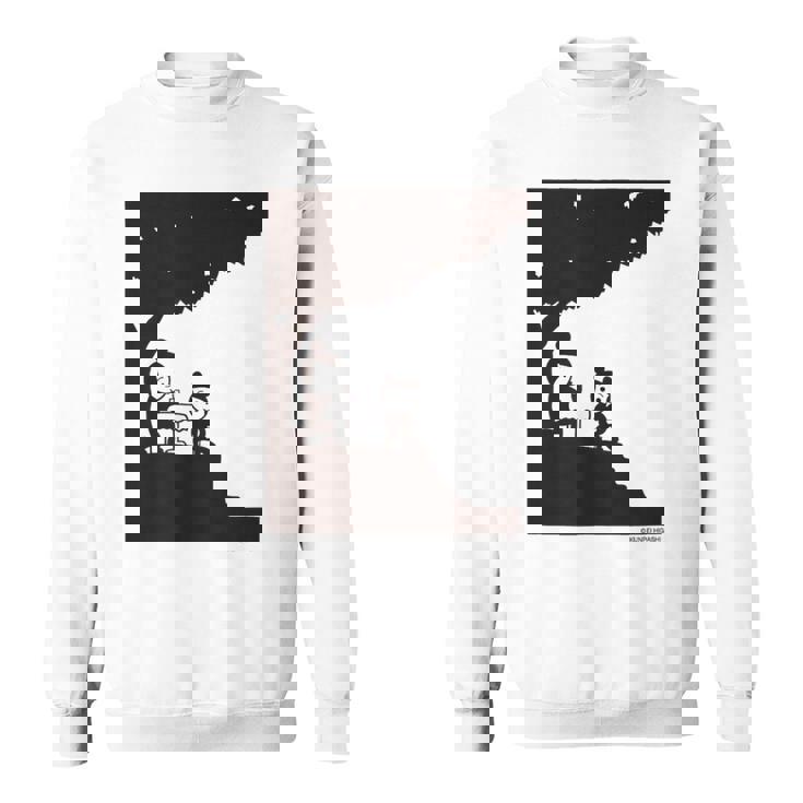 詩とメルヘン 東君平 なつのたぬき スウェットシャツ