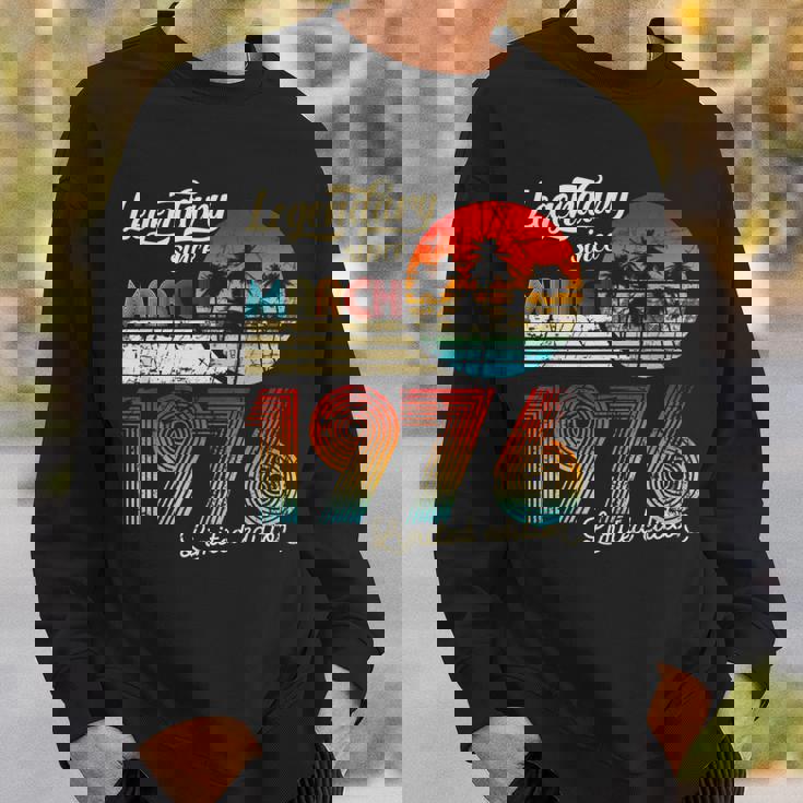 1976年3月から誕生日伝説のギフト スウェットシャツ 彼への贈り物