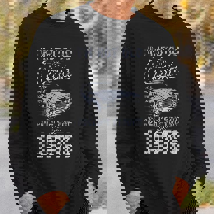 1976年生まれ マッスルカー生誕50周年 スウェットシャツ 彼への贈り物