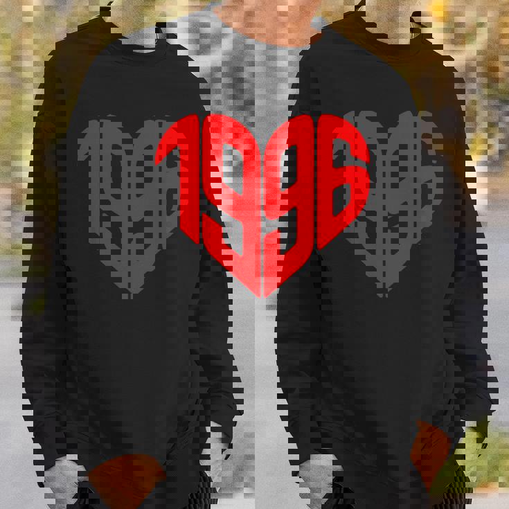 1996年ハート型ヴィンテージ 1996年ハート型愛 30歳の誕生日に スウェットシャツ 彼への贈り物