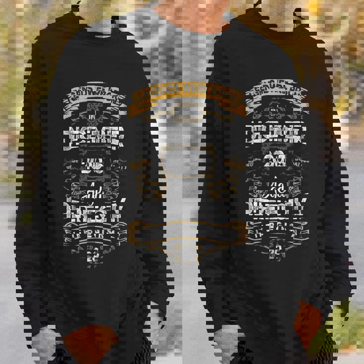 2005年12月に誕生したヴィンテージ20歳の誕生日レジェンド。 スウェットシャツ 彼への贈り物