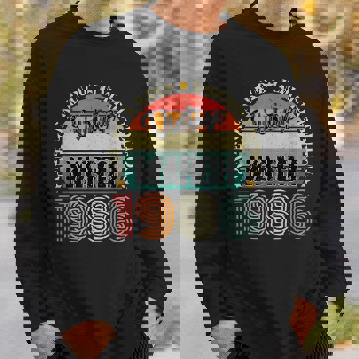 38歳 ヴィンテージ 1986年3月 38歳の誕生日 レトロ スウェットシャツ 彼への贈り物