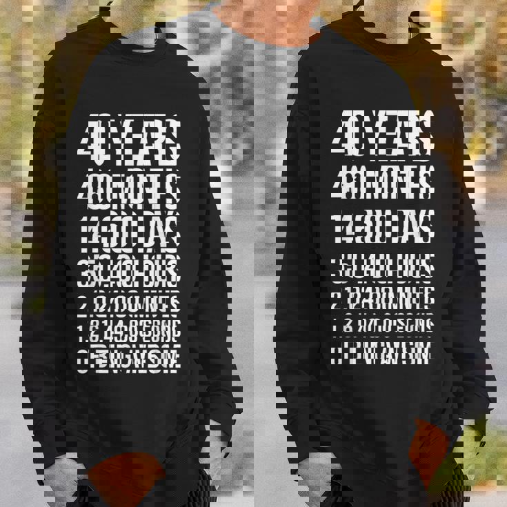 40歳の誕生日プレゼント 40歳用 スウェットシャツ 彼への贈り物